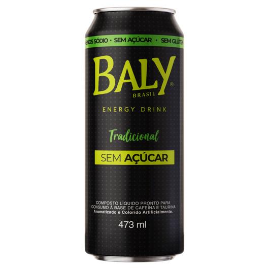 Energético Baly Tradicional Zero Açúcar Lata 473ml - Imagem em destaque