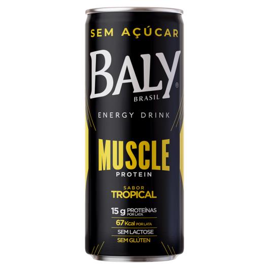 Energético Baly Muscle Protein Tropical Zero Açúcar Lata 250ml - Imagem em destaque