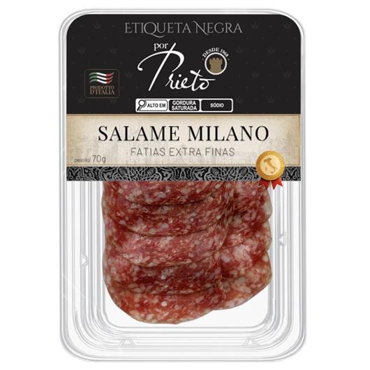 Salame Milano Prieto Fatias Extra Finas 70g - Imagem em destaque