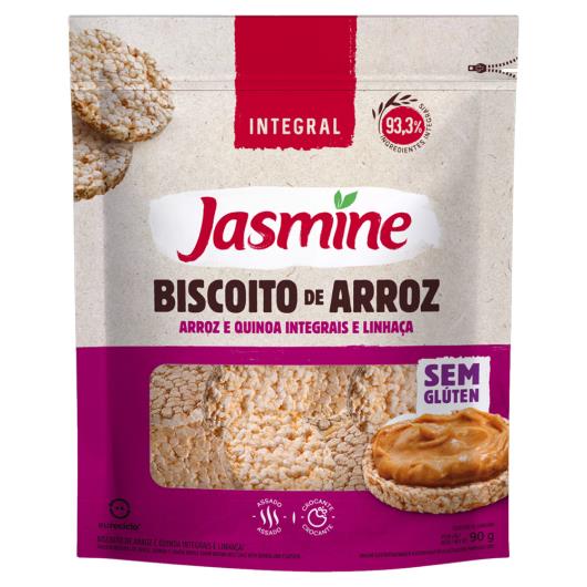 Biscoito de Arroz Jasmine com Quinoa e Linhaça Integral Pouch 90g - Imagem em destaque