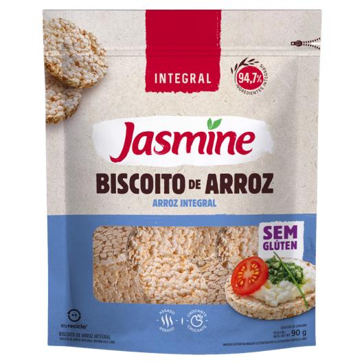 Biscoito de Arroz Jasmine Integral Pouch 90g - Imagem em destaque