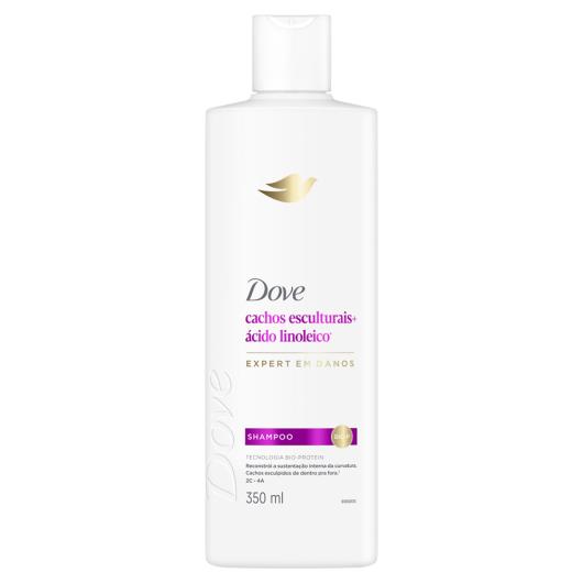 Shampoo Dove Cachos Esculturais + Ácido Linoleico Frasco 350ml - Imagem em destaque