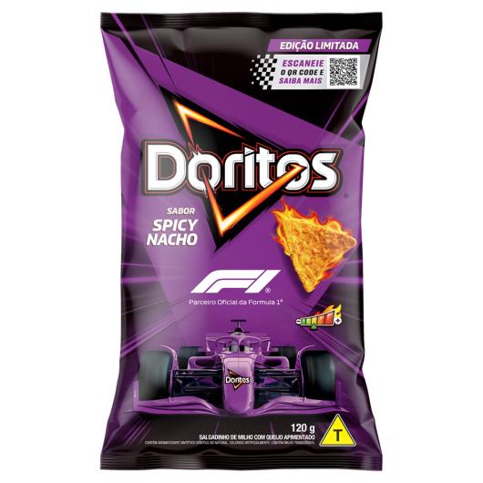 Salgadinho de Milho Doritos Formula 1 Spicy Nacho 120g - Imagem em destaque