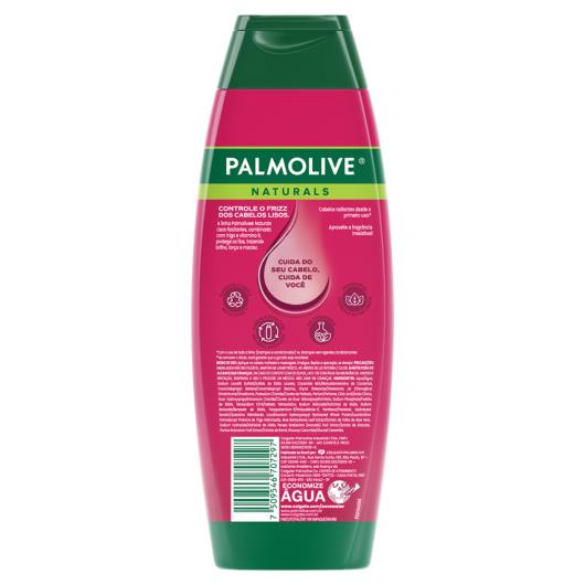 Shampoo Palmolive Naturals Lisos Radiantes Frasco 315ml - Imagem em destaque