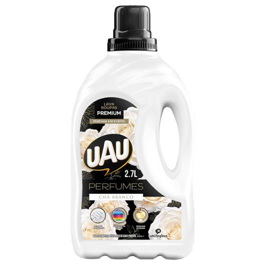 Lava-Roupas Uau Perfumes Chá Branco Premium Frasco 2,7l - Imagem em destaque