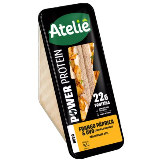 Sanduíche Ateliê Power Protein Frango Páprica e Ovo 165g - Imagem em destaque