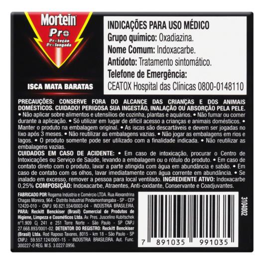 Inseticida Isca Mortein Pro Mata Baratas Caixa 2 Unidades - Imagem em destaque