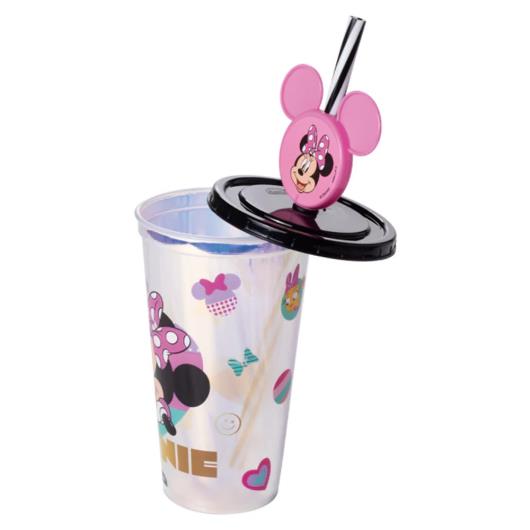 Copo Plasútil com PIN Minnie 500ml - Imagem em destaque