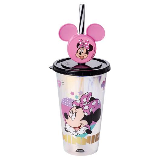 Copo Plasútil com PIN Minnie 500ml - Imagem em destaque