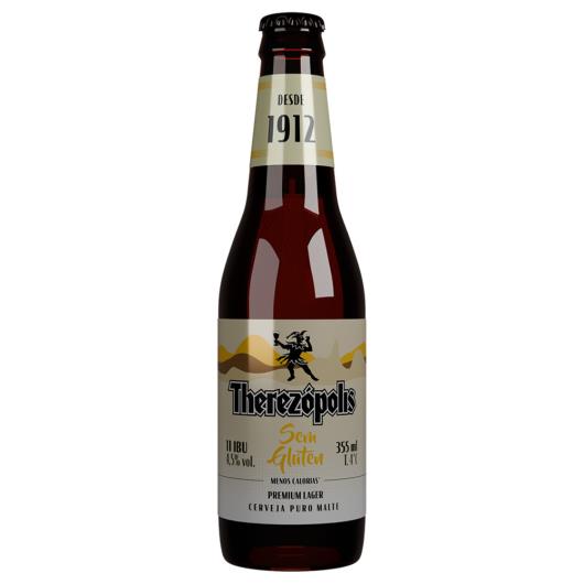 Cerveja Therezópolis Lager Puro Malte sem Glúten Garrafa 355ml - Imagem em destaque