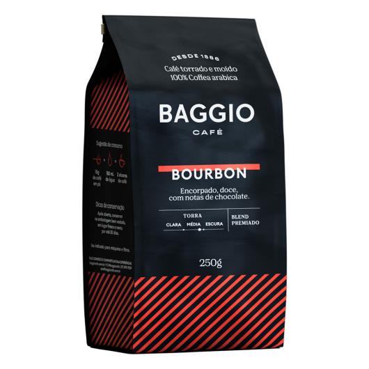 Café Torrado e Moído Baggio Bourbon Pacote 250g - Imagem em destaque