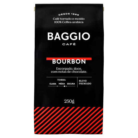 Café Torrado e Moído Baggio Bourbon Pacote 250g - Imagem em destaque