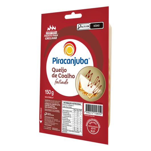 Queijo Coalho Fatiado Piracanjuba 150g - Imagem em destaque
