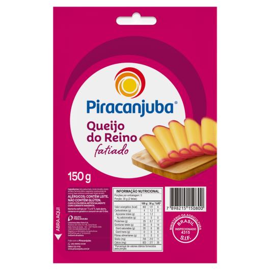 Queijo Reino Piracanjuba Fatiado 150g - Imagem em destaque