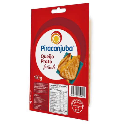 Queijo Prato Piracanjuba Fatiado 150g - Imagem em destaque