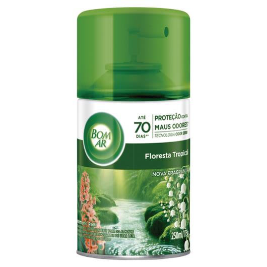 Neutralizador de Odores Bom Ar Freshmatic Floresta Tropical Frasco 250ml Spray Refil - Imagem em destaque