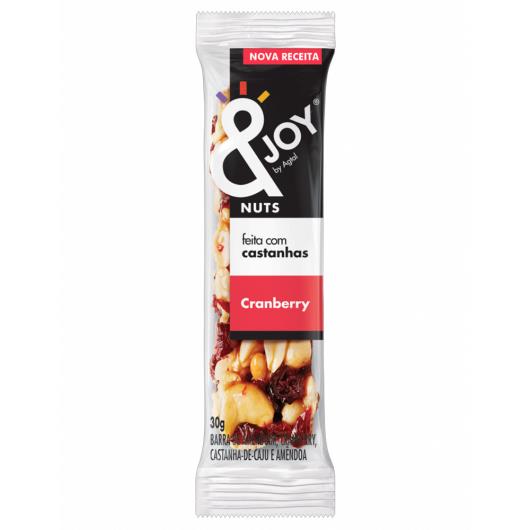 Barra de Cereal &Joy Cranberry 30g - Imagem em destaque