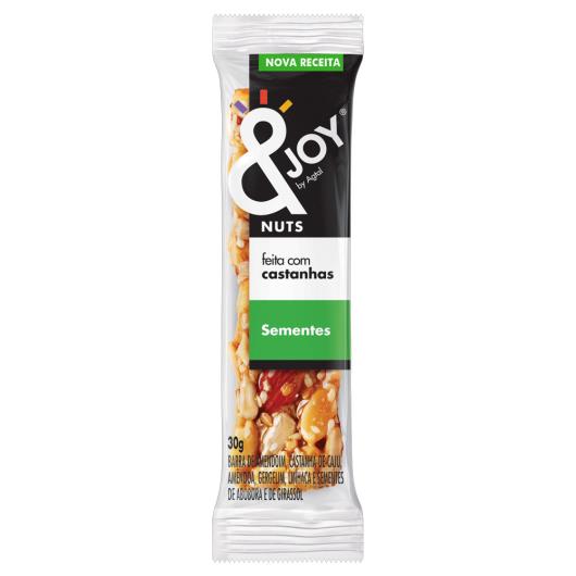 Barra de Cereal &Joy Sementes 30g - Imagem em destaque