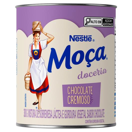 Sobremesa Láctea Moça Doceria Sabor Chocolate Cremoso Lata 380g - Imagem em destaque