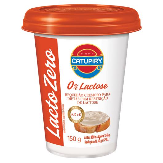 Requeijão Cremoso Catupiry Zero Lactose Copo 150g - Imagem em destaque