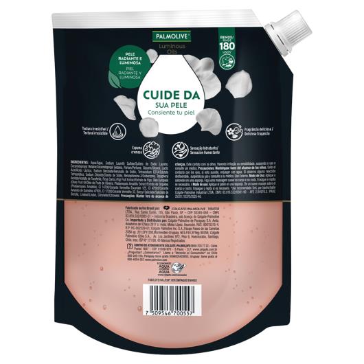 Sabonete Líquido Palmolive Luminous Oils Figo e Orquídea Branca Refil 900ml Embalagem Econômica - Imagem em destaque