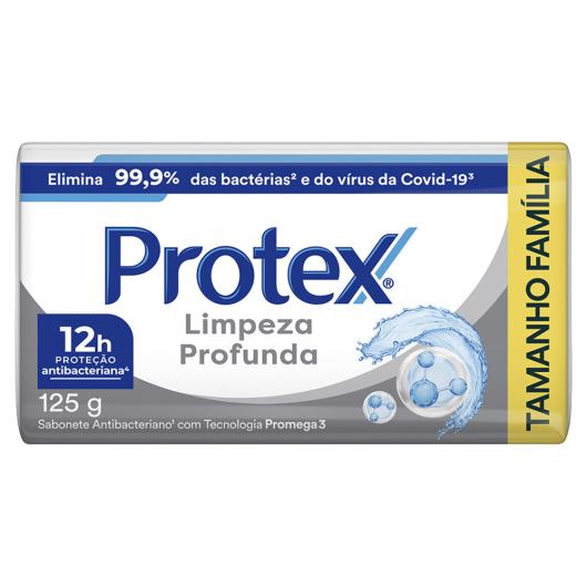 Sabonete em Barra Protex Limpeza Profunda Antibacteriano 125g Tamanho Família - Imagem em destaque
