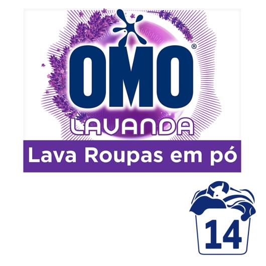 Lava-Roupas em Pó Lavanda Omo Caixa 800g - Imagem em destaque