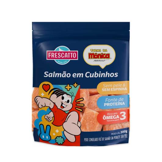 Salmão cubinhos Frescatto Turma da Mônica 200g - Imagem em destaque