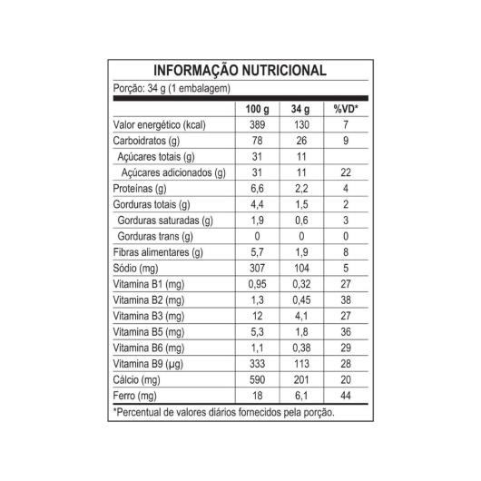 Cereal Matinal Nescau Cookie Pacote 34g - Imagem em destaque