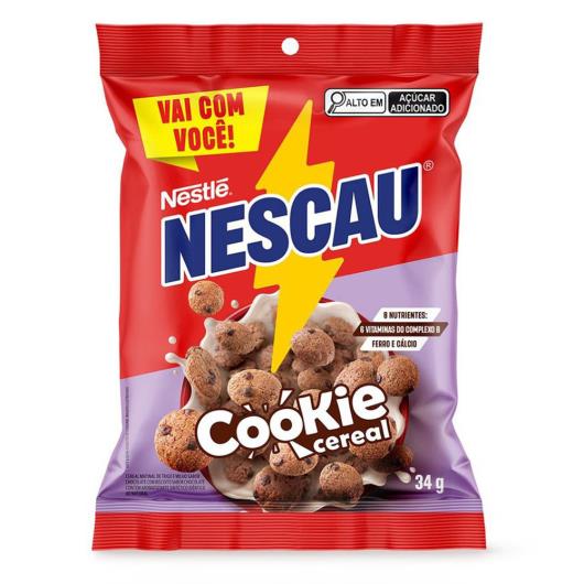 Cereal Matinal Nescau Cookie Pacote 34g - Imagem em destaque