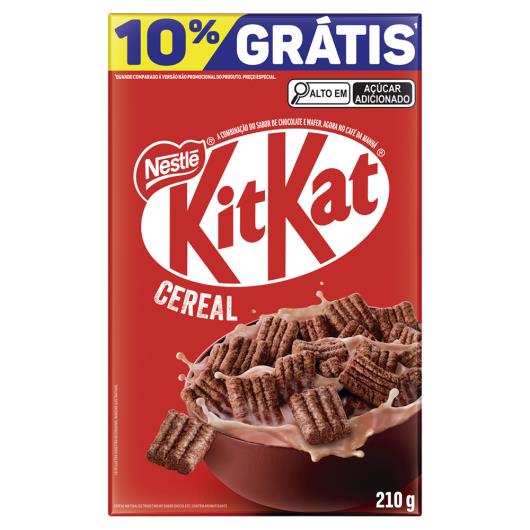 Cereal Matinal Nestlé Kitkat Caixa 210g Grátis 10% - Imagem em destaque
