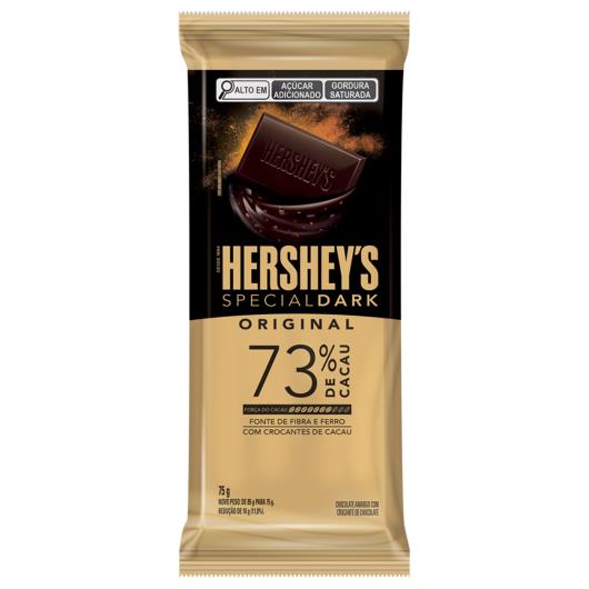 Chocolate Amargo Hershey's Special Dark 73% Cacau Original 75g - Imagem em destaque
