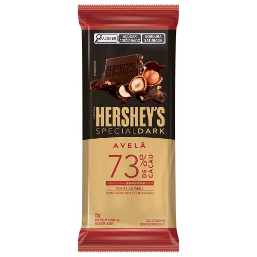Chocolate Amargo Hershey's Special Dark 73% Cacau Avelã 75g - Imagem em destaque