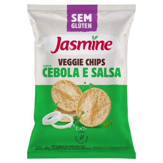 Chips Veggie Jasmine Cebola e Salsa Pacote 40g - Imagem em destaque