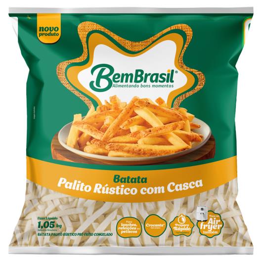 Batata palito rústica Bem Brasil Congelada - 1,05kg - Imagem em destaque