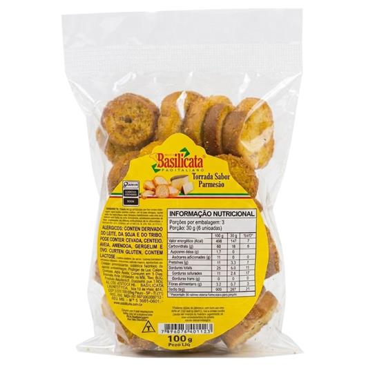 Torrada Basilicata Parmesão 100g - Imagem em destaque