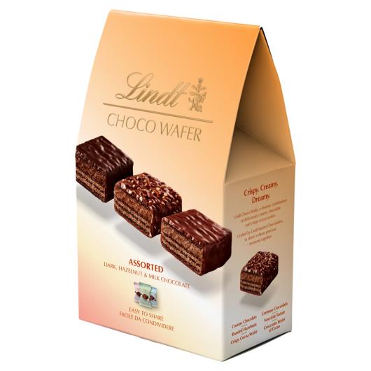 Choco Wafer Lindt Sortidos Caixa 138g - Imagem em destaque