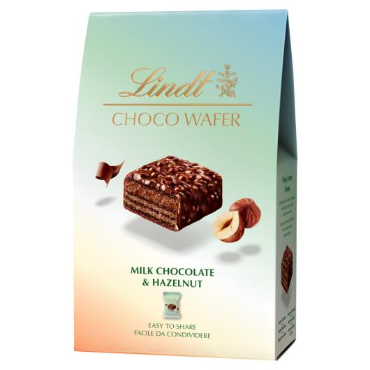 Choco Wafer Lindt com Pedaços de Avelãs Caixa 135g - Imagem em destaque