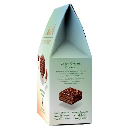 Choco Wafer Lindt com Pedaços de Avelãs Caixa 135g - Imagem em destaque