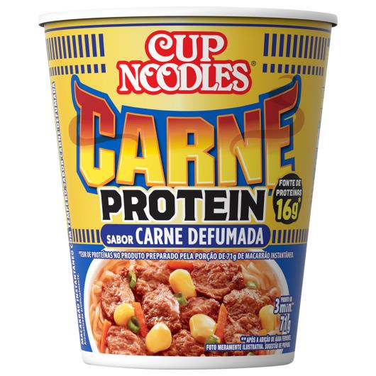 Macarrão Instantâneo Cup Noodles Protein Carne Copo 71g - Imagem em destaque