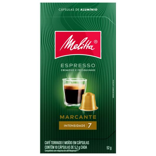 Café em Cápsula Melitta Espresso Marcante Caixa 52g 10 Unidades - Imagem em destaque