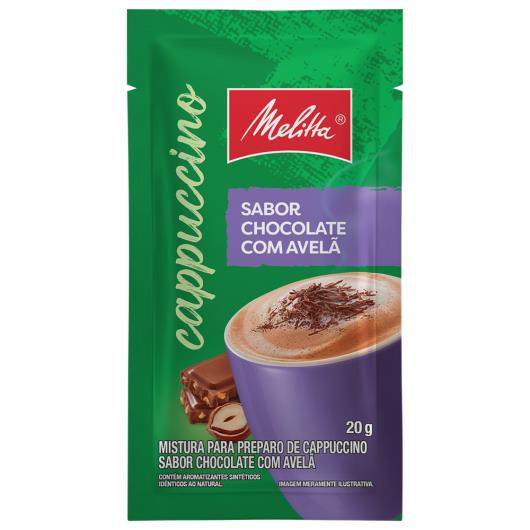 Cappuccino Solúvel Melitta Chocolate com Avelã Envelope 20g - Imagem em destaque