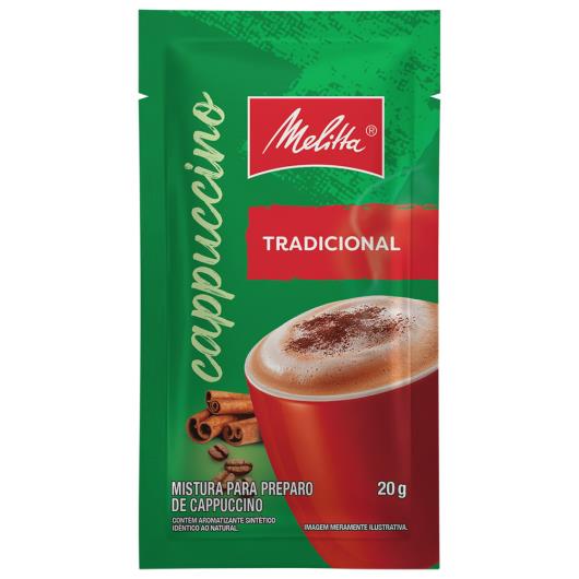 Cappuccino Solúvel Melitta Tradicional Envelope 20g - Imagem em destaque