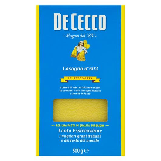 Massa para Lasanha De Cecco 500g - Imagem em destaque