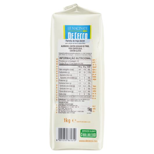 Farinha de Trigo De Cecco Grano Duro Pacote 1kg - Imagem em destaque