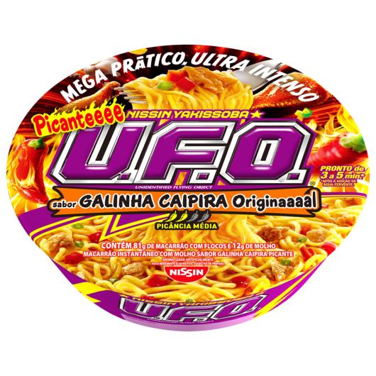 Macarrão Instantâneo Nissin U.F.O. Yakissoba Galinha Caipira Original Picante 93g - Imagem em destaque