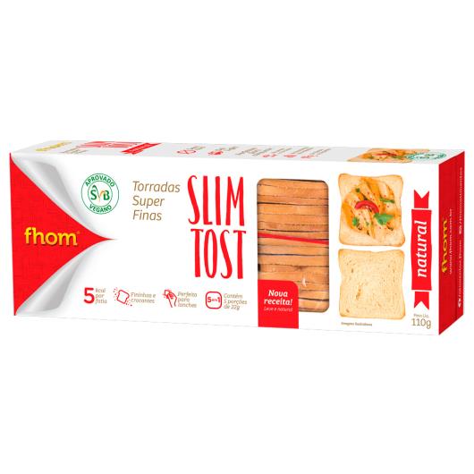 Torrada Fhom slim tost natural 110g - Imagem em destaque