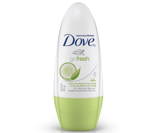 Desodorante Dove roll on go fresh pepino e chá 50ml - Imagem em destaque