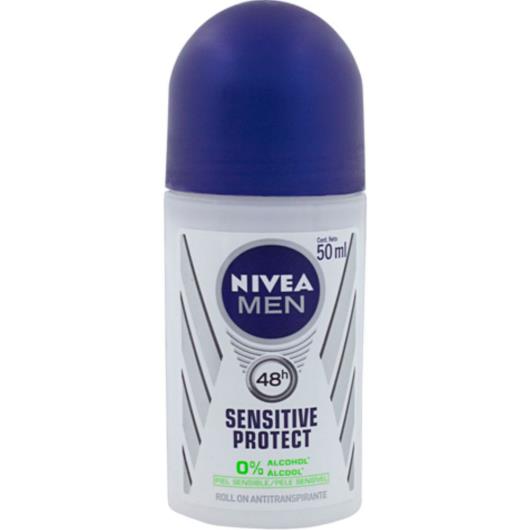 Desodorante Antitranspirante Roll On Nivea Sensitive Protect 50ml - Imagem em destaque