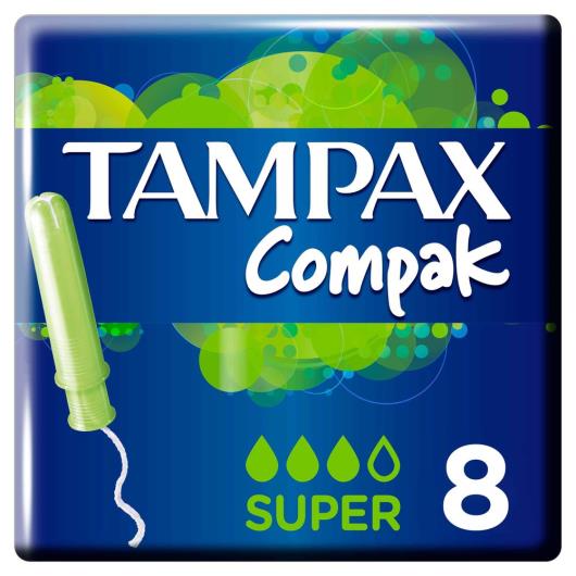 Absorventes Internos Tampax Compak Super 8 Unidades - Imagem em destaque